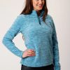 Sweaters / Vests * | Roper Womens Teal Polyester Western Pullover Jacket