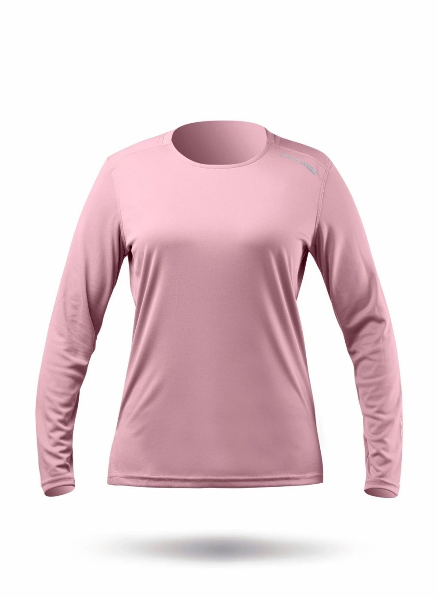 Sun Protection Tops * | Womens Uvactive Long Sleeve Top Pink