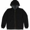 Sweaters / Vests * | Berne Apparel Berne Black Cotton Blend Ladies Everest Hooded Sweatshirt