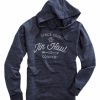 Sweaters / Vests * | Tin Haul Womens Heather Navy Cotton Blend 2010 Arrow Hoodie