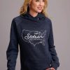 Sweaters / Vests * | Stetson Womens Navy Cotton Blend Original Usa Hoodie