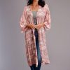 Sweaters / Vests * | Stetson Womens Pink Viscose Beach Ride Kimono Cardigan