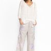 Pants * | Hazel Drawstring Wide Leg Pant Sand