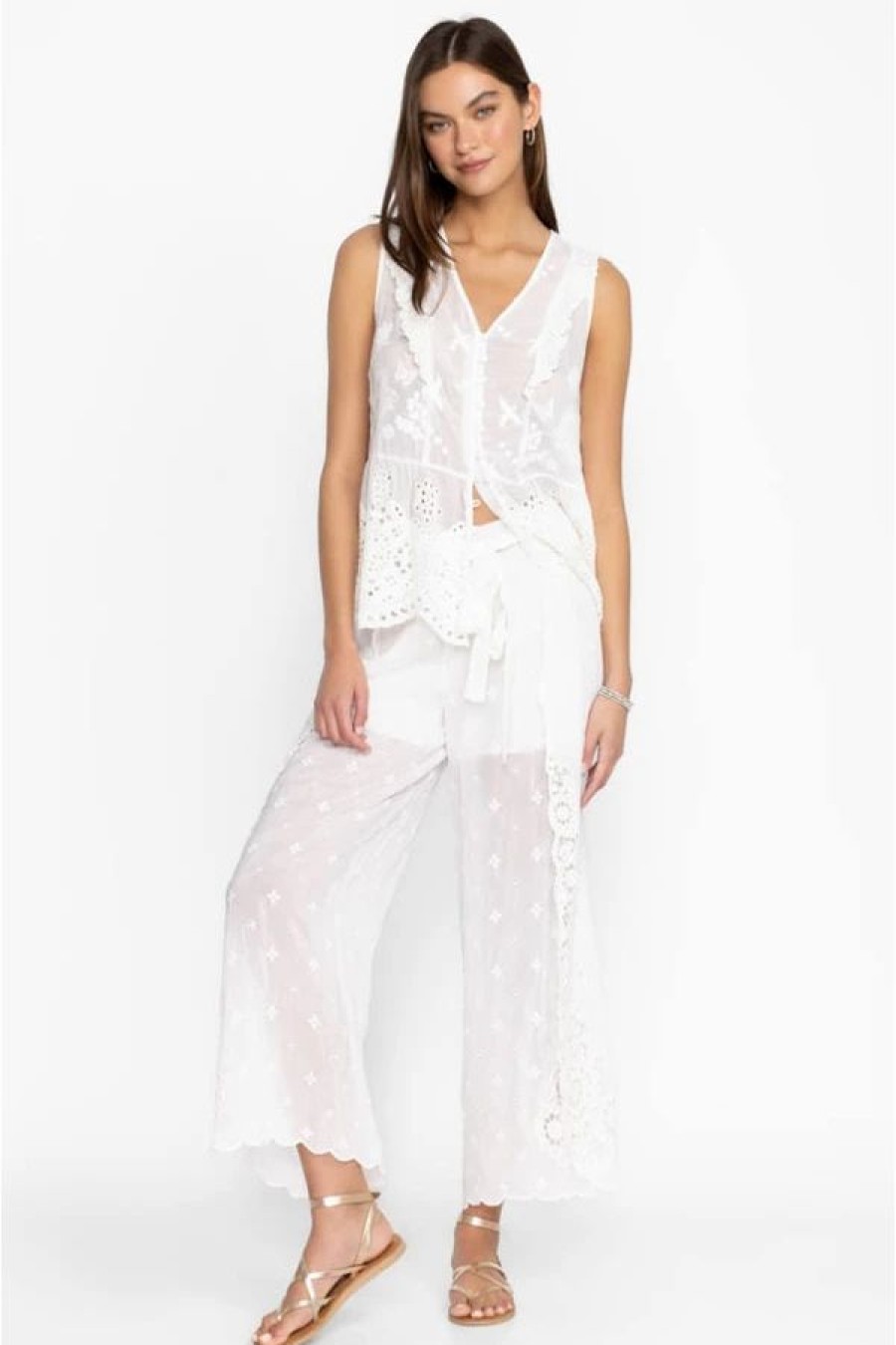 Pants * | Eleuthera Wrap Pant White