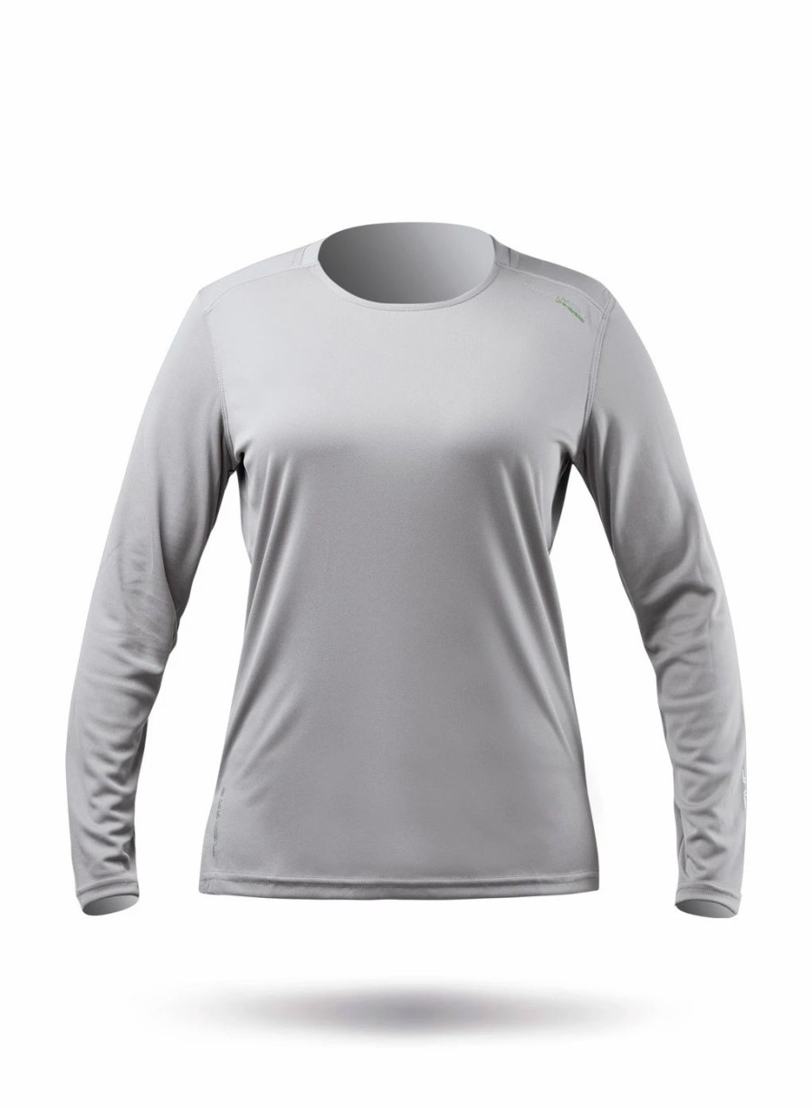 Sun Protection Tops * | Womens Uvactive Long Sleeve Top Grey