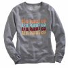 Sweaters / Vests * | Tin Haul Womens Grey Cotton Blend Multi-Color Logo Sweatshirt