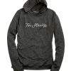 Sweaters / Vests * | Tin Haul Womens Heather Grey Polyester Heart At The End Hoodie