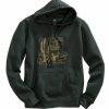 Sweaters / Vests * | Tin Haul Womens Green Cotton Blend Wild West Hoodie