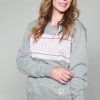 Sweaters / Vests * | Kimes Ranch Womens North Star Hoodie Light Grey Cotton Blend L/S