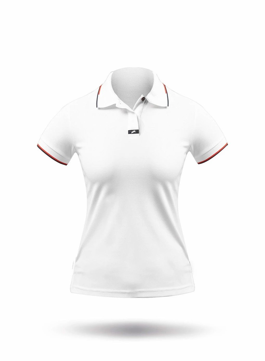 Sun Protection Tops * | Womens Elite Polo White