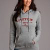 Sweaters / Vests * | Stetson Womens Grey Cotton Blend Arrows Fleece Hoodie