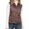 Sweaters / Vests * | Cripple Creek Womens Pinecone Nylon Water-Resistant Zip Vest