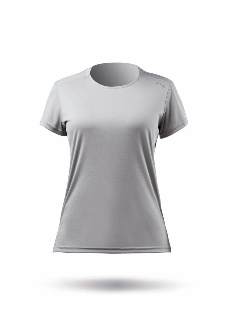 Sun Protection Tops * | Womens Uvactive Short Sleeve Top Grey