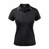 Sun Protection Tops * | Womens Elite Polo Black