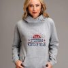 Sweaters / Vests * | Stetson Womens Grey Cotton Blend Usa Sunburst Hoodie